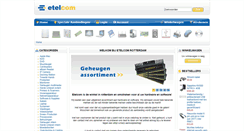 Desktop Screenshot of etelcom.nl